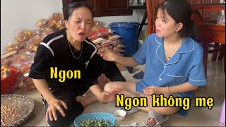 Hằng Ăn Dở Nhót Gạ Mẹ Thơm Ăn Thử [upl. by Mufinella]