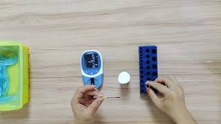 Sejoy Blood lipid Test with Capillary Vein Blood Collection BF101 cholesteroltest lipidmeter [upl. by Lalib]