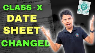 DATE SHEET CHANGED CLASS 10th  Date Sheet चेंज हो गई  Big Update CBSE [upl. by Letnahc]