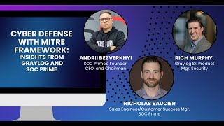 Graylog V6 and SOC Prime Cyber Defense with MITRE Framework Webinar [upl. by Ardekahs]