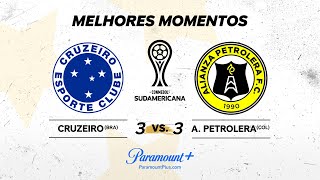 CRUZEIRO 3 x 3 ALIANZA PETROLERA  CONMEBOL SUDAMERICANA 2024  Paramount Plus Brasil [upl. by Sergent]