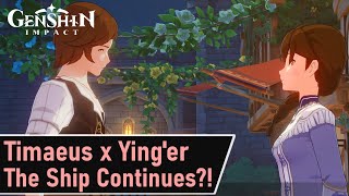 Timaeus and Yinger Ship Continues in Mondstadt  Windblume Event Ending Cutscenes [upl. by Eartha]