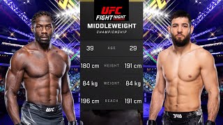 Jared Cannonier vs Nassourdine Imavov Full Fight  UFC Fight Night [upl. by Florida317]