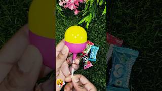 Serprise egg lollipop with center fruit jelly popsicle 🍭shorts youtubeshorts [upl. by Dickey]