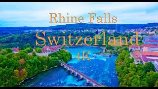 Rhine Falls Exploring Europes Largest Waterfall  Switzerland 4K [upl. by Namsaj]