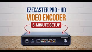 EzeCaster Pro HDMI H264 Full HD Live Streaming Video Encoder – Professional Broadcast Equipment [upl. by Lawler]