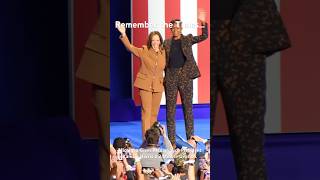 Madam Vice President Kamala Harris Receives 2 Minute Ovation After First Lady Obama’s Introduction [upl. by Darline]