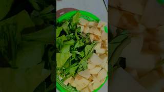 Palak aloo village style sabji recipe minivlog shorts sabji [upl. by Arivle]