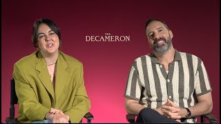 “The Decameron” Interview with Tony Hale and Creator Kathleen Jordan [upl. by Arikaahs172]