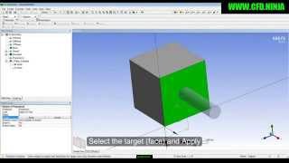 ✅ ANSYS DESIGN MODELER  Projection  Basic Tutorial 10 [upl. by Girhiny]