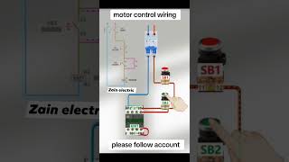 Motor Start Stop Control Wiring electrical electrician easyelectrical reels [upl. by Anidan]