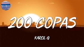 🎵 KAROL G  200 COPAS  Rauw Alejandro Myke Towers Dalex amp Sech Rafa Pabön Mix [upl. by Darom]