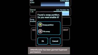 AMemBoost  swap enabler demo [upl. by Epner]