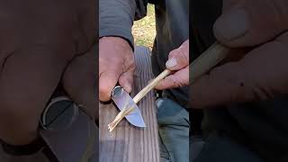 Opinel 12 Explore Survival knife test [upl. by Britton]