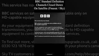 BBC Channels Closed on Satellite Today shorts shortsvideo short shortvideo [upl. by Aisac554]