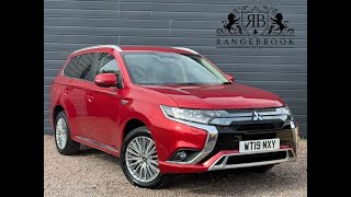 2019 MITSUBISHI OUTLANDER 24h TwinMotor 138kWh Juro SUV 5dr Petrol Plugin Hybrid CVT 4WD Euro 6 [upl. by Oflodor]