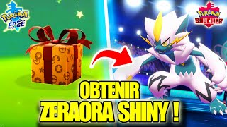 OBTENIR ZERAORA SHINY PAR CADEAU MYSTERE DANS POKEMON ÉPÉE ET BOUCLIER [upl. by Ognimod]