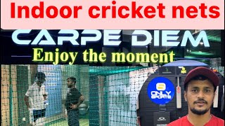 Carpediem Indian  Indoor nets  Practice Session  Bowling Machine  Cricket Nets [upl. by Ased]