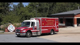 Baltimore County Fire Department Medic 34 Responding September 2023 [upl. by Asille]