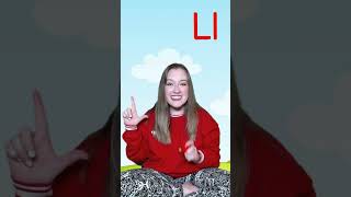 Letter L  Sign Language  Phonics [upl. by Erodasi]