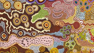 Aboriginal Art Dot Paintings Australia  Australian Indigenous Aboriginal Art Territory [upl. by Assertal418]