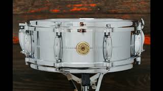 Gretsch 5x14quot USA Custom Snare Drum  Chrome Over Brass [upl. by Eveleen314]