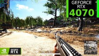 PUBG  RTX 4070  Ryzen 7 5800X3D  1440p Ultra Graphics [upl. by Cida676]