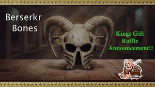 Berserkr Bones King Coffers Raffle Announcement Vikings War of Clans [upl. by Hcirdla]