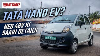 Tata Nano EV  Neo 48V Ki Saari Details Specs Price Range Performance  What Car India [upl. by Bedelia]