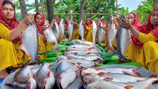 80 KG Pangasius Fish Cutting  Pangas Fish amp Bottle Gourd Gravy Recipe  Bengali Fish Curry [upl. by Arola127]