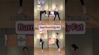 exercises to lose belly fat belly fat loss exercise belly fat burning exercises for women shorts [upl. by Nalyk]