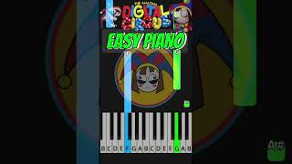 EASYPIANO The Amazing Digital Circus Theme 🎹AmazingDigitalCircusPomnishortspianotutorialeasy [upl. by Deanna]