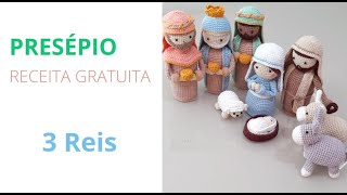 Presépio Amigurumi  RECEITA GRATUITA Parte 2 [upl. by Ettennyl]