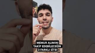 KPSS MEMUR ALIMLARINI TAKİP EDEBİLECEĞİN 3 FARKLI SİTE kpss2024 kpss [upl. by Shulman]