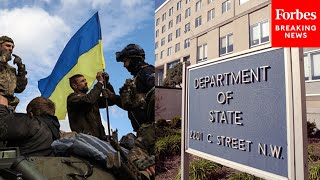 State Dept Spokesperson Pressed By Reporter On Kyiv Security Alert ‘Did The Threat Materialize’ [upl. by Mathi]