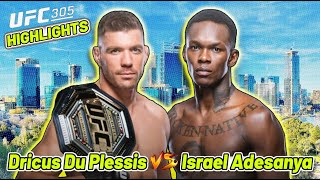 UFC 305 Highlights Perth AUS  Israel Adesanya VS Dricus Du Plessis [upl. by Anella154]