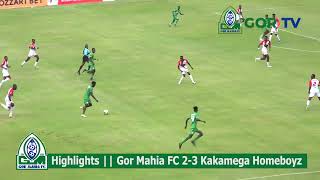 Gor Mahia FC vs Kakamega Homeboyz FC  FKF Premier League Matchday 33 Highlights [upl. by Seyler459]