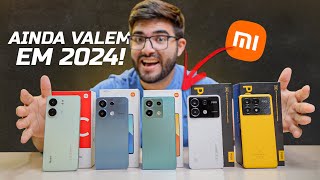 Os 5 Melhores Smartphones da Xiaomi que ainda valem em 2024 Meio do ano [upl. by Kilmarx719]