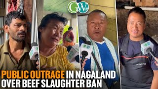 KOHIMA NAGALAND VOICES OUTRAGE AGAINST BEEF SLAUGHTER BAN [upl. by Eirallih33]