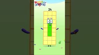 Numberblocks World App Meet Numberblocks TwentyFour  Fun Game for Kids shorts [upl. by Irahc]