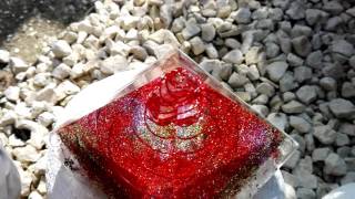 Red wired Orgonite Pyramid [upl. by Kristine40]