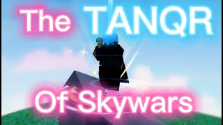 I Became The TanqR Of Skywars Roblox Bedwars [upl. by Kcirdahs]