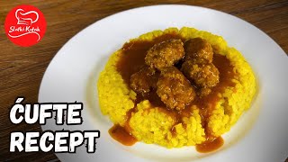 Recept Za Ćufte  Kako Napraviti Ćufte u Paradajz Sosu  Ćufte Recept [upl. by Maressa17]