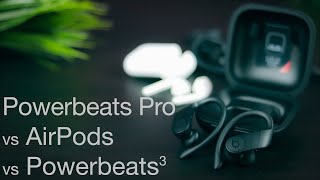 Powerbeats Pro vs New AirPods vs Powerbeats3 The Real AirPods Killer [upl. by Adnohryt]