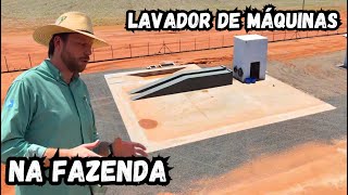 Lavador de máquinas na fazenda [upl. by Atiker]