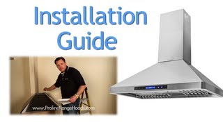 DIY How to Install a Wall Mount Range Hood  PLJW 129 [upl. by Armbruster]