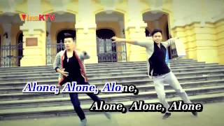 HD KARAOKE Forever Alone  Justa Tee [upl. by Mis]