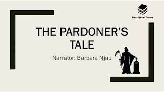 The Pardoners Tale by Geoffrey Chaucer summary themes amp characters  Narrator Barbara Njau [upl. by Lana]