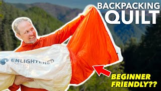 Enlightened Equipment Enigma APEX Quilt  FIRST TIME USER Review [upl. by Adyol]