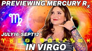 Previewing Mercury Retrograde in Virgo  All 12 Signs [upl. by Arbmat]